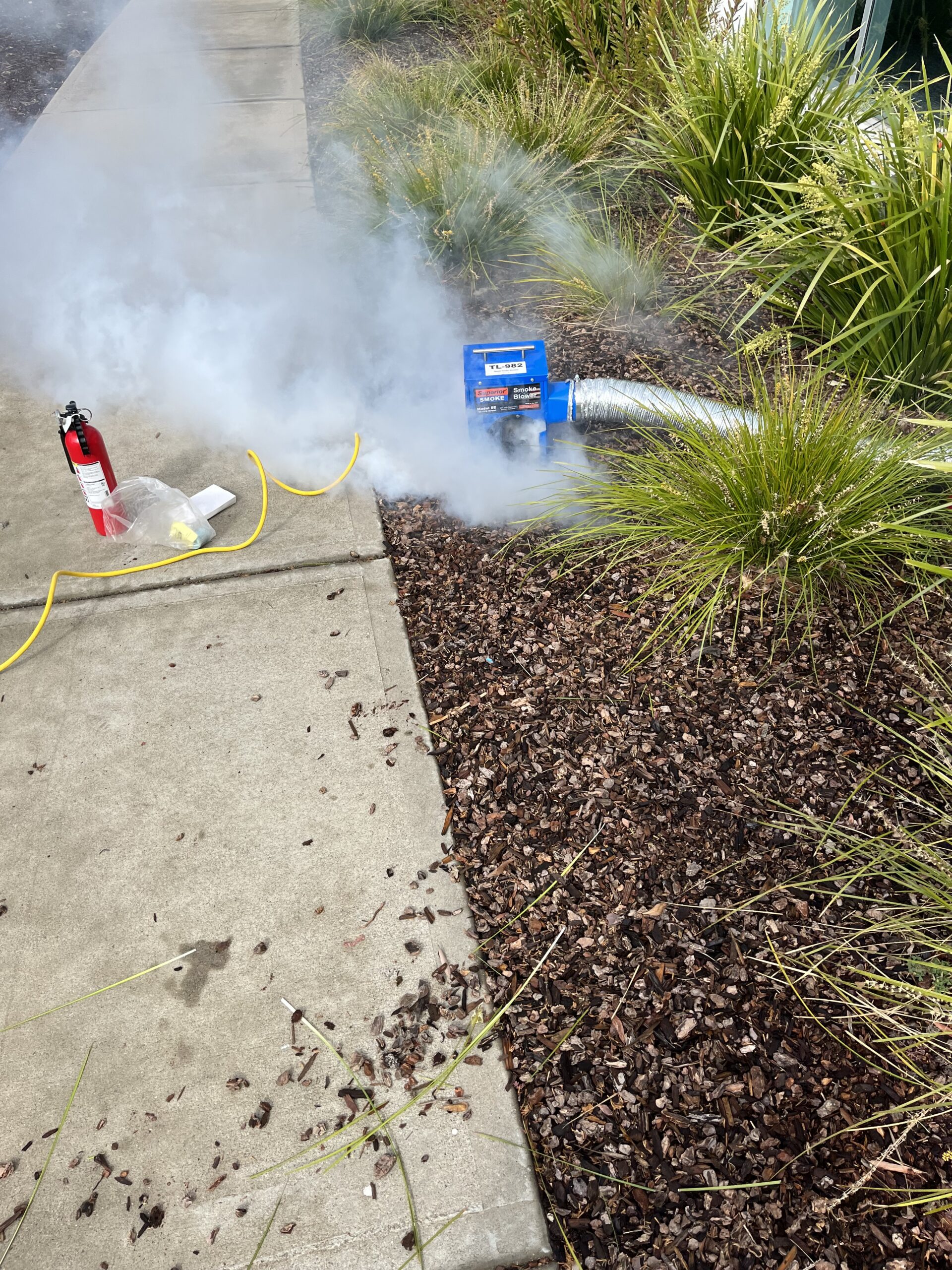 Drain Waste Vent (DWV) System Smoke Tests for Commercial Plumbing Systems LIGHTING | ELECTRICAL | PLUMBING | MECHANICAL Northern California | Sacramento |  Auburn |  San Francisco | Bay Area | Reno