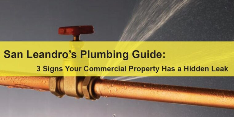San Leandro Commercial Plumbing Service San Leandro’s Plumbing Guide 3 Signs Your Commercial Property Has a Hidden Leak LIGHTING | ELECTRICAL | PLUMBING | MECHANICAL Northern California | Sacramento |  Auburn |  San Francisco | Bay Area | Reno